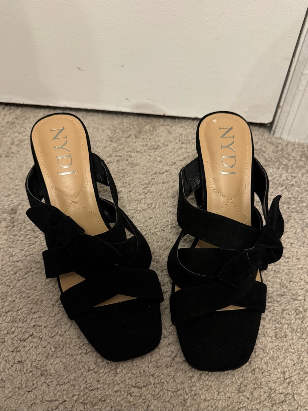 NYDJ Loreri Mule Sandals Heels Size 7.5